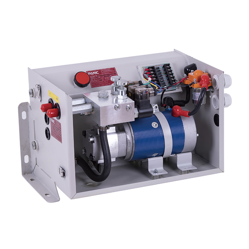 Hydraulisk baklucka kraftenhet